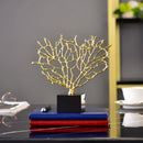 Axya Coral Marble Base Office Art Decoration