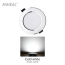 Axyaa LED Downlight: Dimmable Waterproof Spotlight for Bathroom & Kitchen