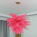 Axyaa Nordic Leaf LED Chandelier for Modern Living Spaces