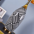 Zebra Stripes Ceramic Table Lamps by Axyaa - Home Decor, EU Plug, 110v 220v E27 Bulb