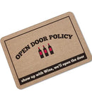 Axyaa Funny Wine Doormat for Home, Kitchen, Bathroom - Christmas Gift