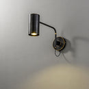 Axya Nordic Copper Long Arm Wall Lamp - Luxury Bedroom & Living Room Light