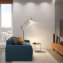 Axyaa Metal Art Long Arm Floor Lamp for Modern Indoor Lighting and Reading