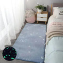 Axyaa Luminous Modern Living Room Carpet Plush Printed Rug for Children's Bedroom