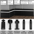 Axyaa LED Skirting Line Aluminum Profile for Backlighting Strip Lights