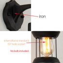 Axyaa Industrial Glass Wall Lamp for Bar Cafe Bedroom Aisle Corridor Stairway