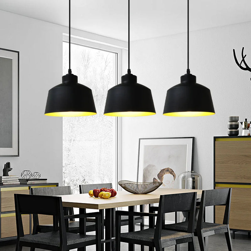 Axyaa 3 Pendant Lighting for Dining Table & Kitchen Island, Nordic Loft Design