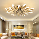 Axyaa Flower Chandelier LED with Remote Control for Living Room Bedroom Dining Area