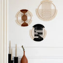 Axyaa Gold Hoop Macrame Wall Hanging Tapestry Nordic Style Decor