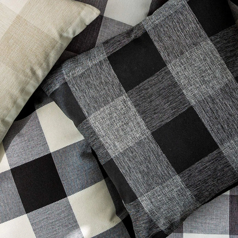 Axyaa Buffalo Plaid Cushion Cover 45*45 for Living Room Sofa - Home Decoration