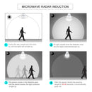 Axyaa Motion Sensor Radar Light Bulb 85-265V LED Lamp for Garden Patio Stairs
