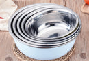 Axya 5-Piece Stainless Steel Kitchen Set: Soup Pot, Egg Pots, Dough Basin, Washing Basin