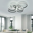 Axyaa Modern LED Ceiling Light for Children Room, Living Room, Bedroom - White Finish