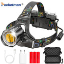 Axya XHP100 LED Headlamp: Rechargeable, Waterproof, 2500M Long Range Headlight