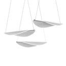 Axya Acrylic Leaf Pendant Lights for Living Room and Dining Room