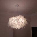 Axyaa LED Feather Pendant Lights for Stylish Home Decor