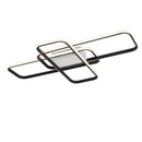 Axyaa Modern LED Ceiling Light for Living Room, Bedroom & Study, Black/Gold Color, AC85-265V