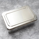 Axyaa Stainless Steel Fridge Container with Lid for Fresh Food Storage