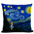Van Gogh Self Portrait Cushion Cover by Axyaa - Home Decor