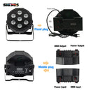 Axyaa 7X12W RGBW / 7x18W RGBWA+UV LED Flat Par Light - Ultra-Quiet, Portable Brightness