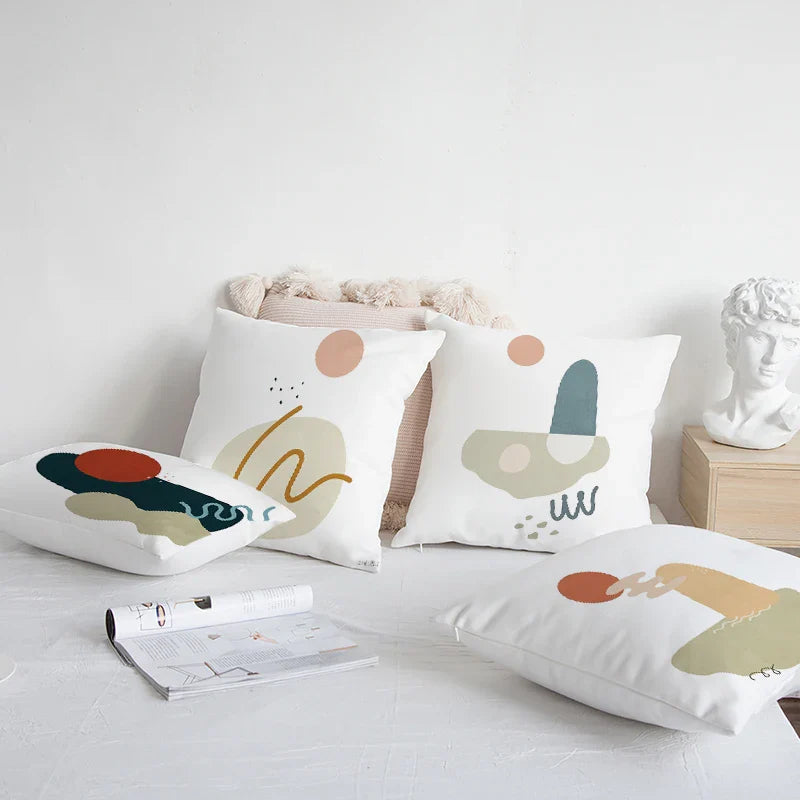 Velvet Matisse Pillow Cover 18x18 Inch for Home and Car Decor - Axyaa