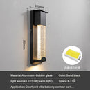 Axyaa Crystal LED Wall Light with PIR Motion Sensor for Outdoor Street Lamp