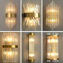 Axyaa Crystal Wall Lamp for TV Background, Living Room, Dining, Bedroom - Modern LED Lighting