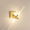 Axyaa Minimalist Nordic Gold Black Wall Light Sconces with G9 Bulb