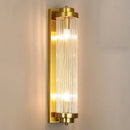 Axyaa Postmodern Crystal Wall Lamp American Minimalist Living Room Bedroom LED Lights