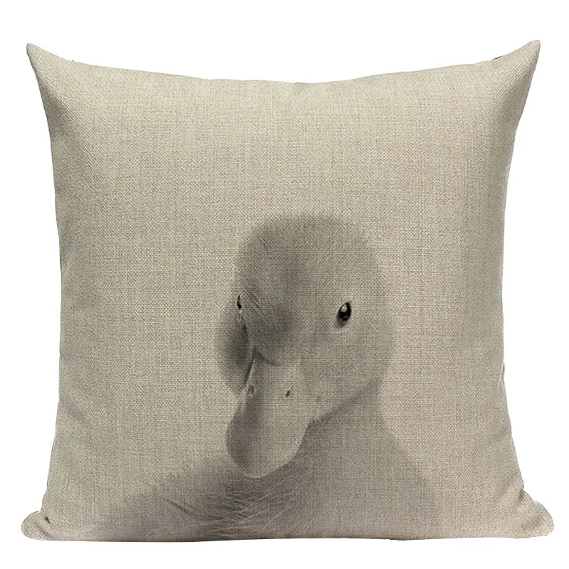 Axyaa Animal Print Cushion Covers - High Quality Decorative Pillows for Sofa
