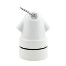 Axyaa Waterproof E27 Ceramic Socket Lamp Holder with Hook - 110-220V