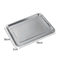 Axyaa Stainless Steel Food Storage Tray Strainer Plate for Kitchen Baking