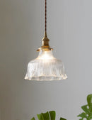 Axyaa Glass Pendant Light Fixture Modern Nordic Design LED Lamp