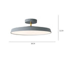 Axyaa Nordic LED Ceiling Light | Modern Round Aluminum Designer Lamp