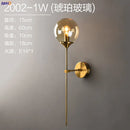Nordic Glass Ball LED Wall Lamp by Axyaa - Modern Bedroom, Bathroom, Stair Lighting