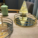 Axya Metal Frame Mirror Storage Tray for Home Decor and Organization