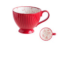 Axyaa Ceramic Breakfast Mug Large Capacity Cute Coffee Cup Home Decor