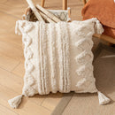 Axyaa Boho Cotton Cushion Cover 45x45cm/30x50cm with Tassels