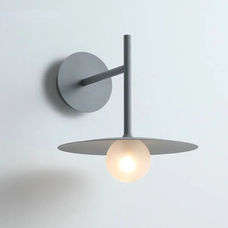 Axyaa Glass Ball Wall Lamp: Scandinavian Minimalist Home Decor Bedroom Light
