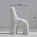 Axyaa Abstract Flower Vase | Modern Home Decor | Ceramic Hydroponic Craft