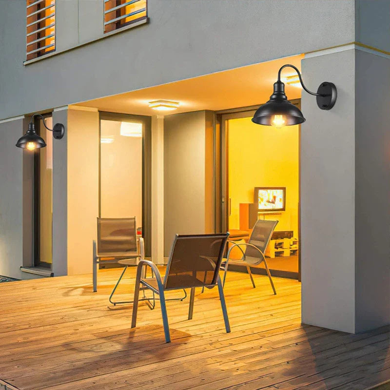 Axyaa Retro Loft Wall Lamp: Nordic, Industrial, Creative Lighting for Home, Bar, or Cafe