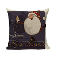 Axyaa Christmas Birthday Cushion Cover 45X45cm - Bedroom Sofa Decor Cojines