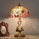 Axyaa Big Swan Shell Craft Lamp, Retro Design for Living Room & Bedroom