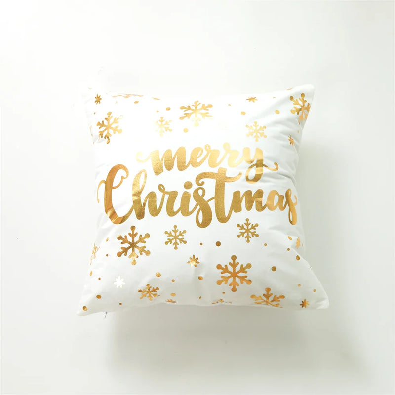 Axyaa Christmas Cushion Cover 18x18 Modern Home Decor Gift