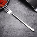 Axyaa Stainless Steel Long Handle Spoon Fork Set for Home Kitchen Dining