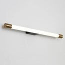 Axyaa Modern Nordic Black Gold LED Wall Lamp for Bathroom Mirror Lighting