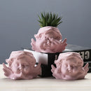Axya Little Angel Ceramic Flower Pot for Desktop Decoration