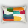 Axyaa Velvet Lumbar Pillow Cover for Sofa and Bedroom