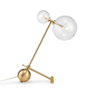 Axyaa Glass Ball Table Lamp: Modern Nordic Design for Living Room, Bedroom, Study