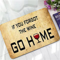 Axyaa Funny Wine Doormat for Home, Kitchen, Bathroom - Christmas Gift